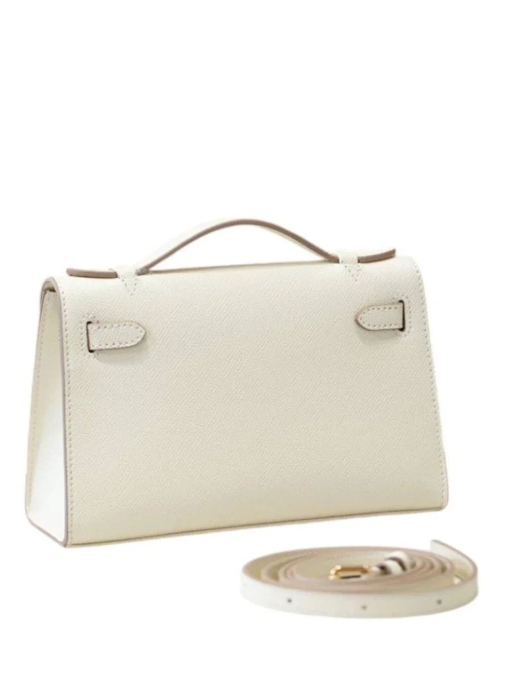 The Kinsley Mini Clutch - Vanilla -